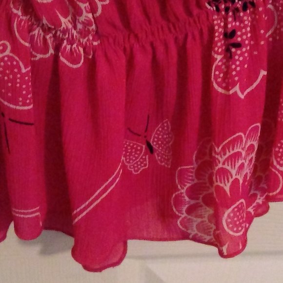 dressbarn  Pink Floral Print Blouse - Picture 4 of 5